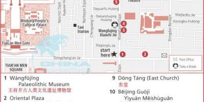Wangfujing kale-mapa