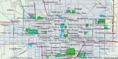 Beijing hiria zentroa mapa